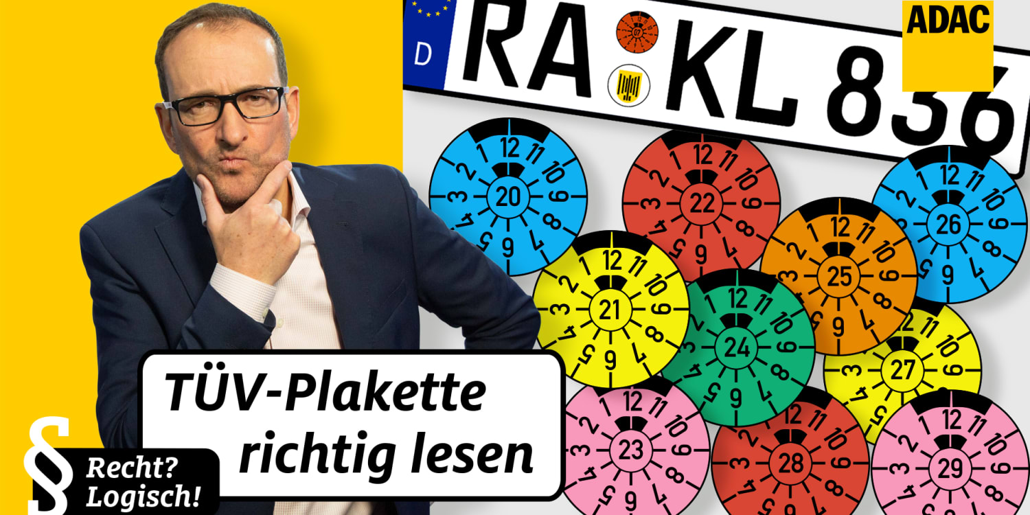 Die TÜV-Plakette lesen: HU Farbe für 2024